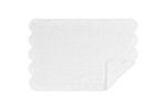 Cairo Scallop White Tub Mat 24\ Width x 36\ Length

100% cotton, long staple cotton terry with piping.

Machine wash warm. Do not use bleach or fabric softener. Tumble dry medium heat.
